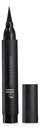 Delineador de ojos fibra E.L.F. Cosmetics Intense Ink Eyeliner color blackest black