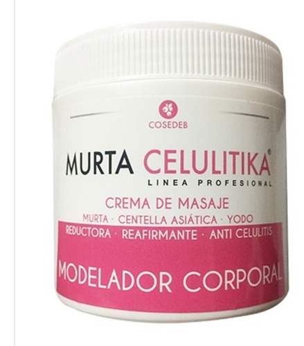 3 Crema Reductiva Reafirmante Centella Asiática Murta 500 Gr