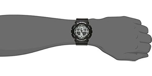 Reloj De Lujo Blanco Y Negro De La Serie G-shock Ga-100bw-1a