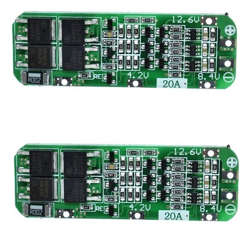 2x Bms 3s 3 Baterias Baterias Li-ion 18650  3 Celdas 20a