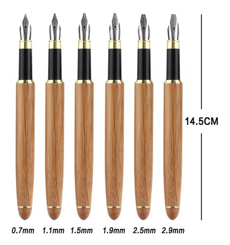 Pluma Estilografo Madera Caligr - Unidad a $49500