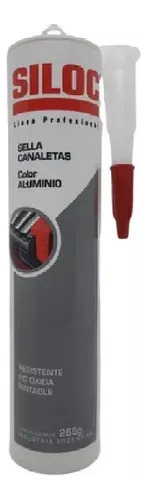 Siloc Sellador Aluminio P/canaleta 300ml - Pintolindo