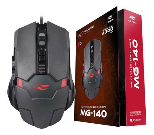 Mouse Game Usb Mg-140cb Preto C3tech