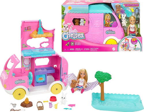 Barbie Chelsea Set De Juego Nuevo Camper 2023