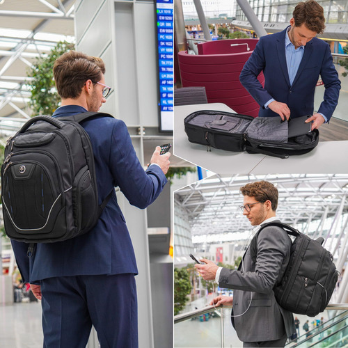 Mochila Swissdigital Design Tsa Business Laptop 15.6 Pulgada