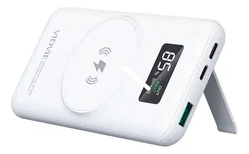 Batería Externa Inalámbrica Rápida 15w Para iPhone / Samsung