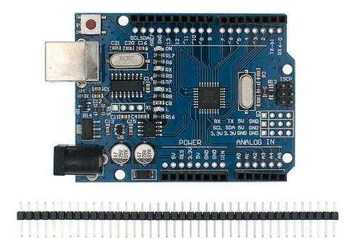 Kit Placa Uno R3 Smd + Protoshield Syb-170 + Carcasa