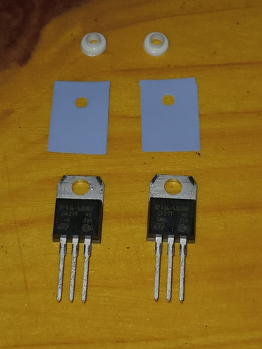 Triac Bta16-600 + Mica + Separador 