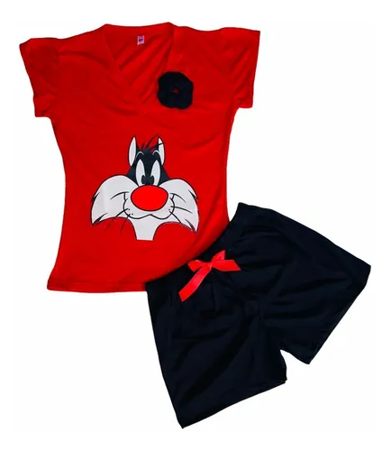 Pijamas rojas online mujer