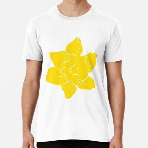 Remera Silueta De Narciso Algodon Premium 