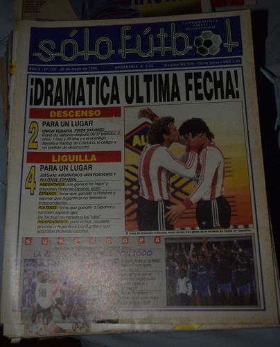 Revista Solo Futbol Dramatica Ultima Fecha