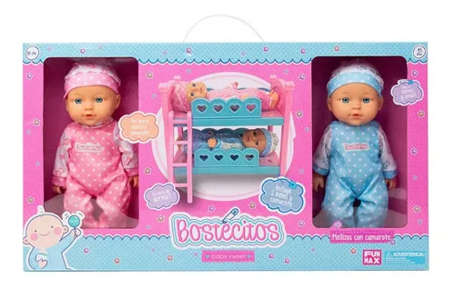 Bostecitos - Mellizos - Camarote - 30 Cm - Funmax
