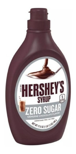 Hershey´s Jarabe De Chocolate Zero Sugar Cero Azúcar 496 Gr