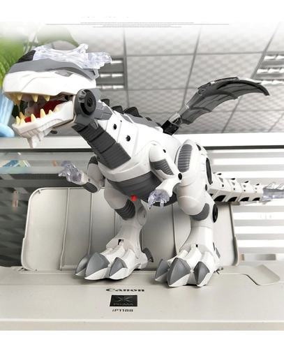 Dinosaurio Robot Con Luces Y Sonido Juguete Navidad Regalo