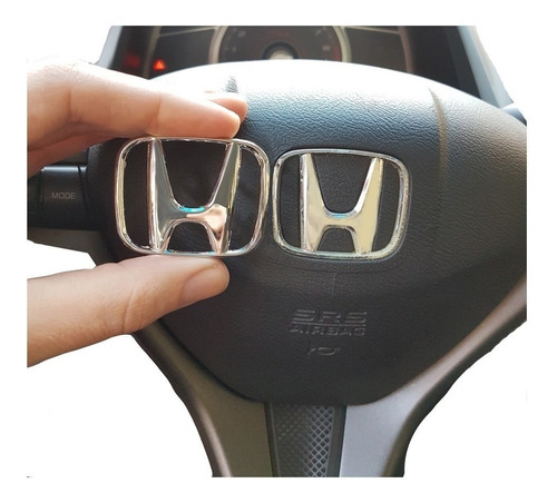 Honda Crv Emblema H Volante Insignia Cromada 2006-2017  
