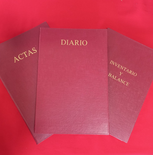 Pack Societario: Actas, Diario E Inventario Y Balance