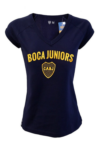 Imagen 1 de 5 de Remera Boca Juniors Mujer Producto Oficial