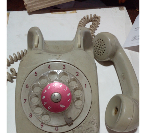 Antiguo Telefono Beige Marca Ericson Impecable
