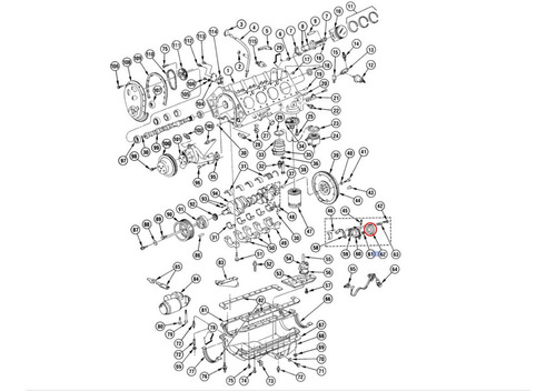 Reten Tras Cigueñal Cadillac Deville 4.1l V8 1984