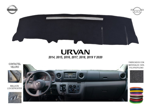 Cubre Tablero Nissan Urban 12 Pasajeros Modelos 2014-2020