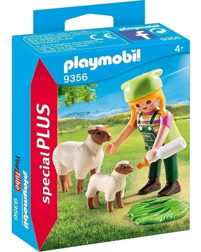 Playmobil Special Plus 9356 Granjera Con Ovejas Intek Manias