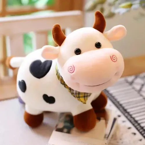 Juguetes De Peluche Sonajero Vaca Para Bebés – Regalo Sensorial De Felpa Con Sonidos Múltiples, Ideal Desde El Nacimiento Hasta 12 Meses