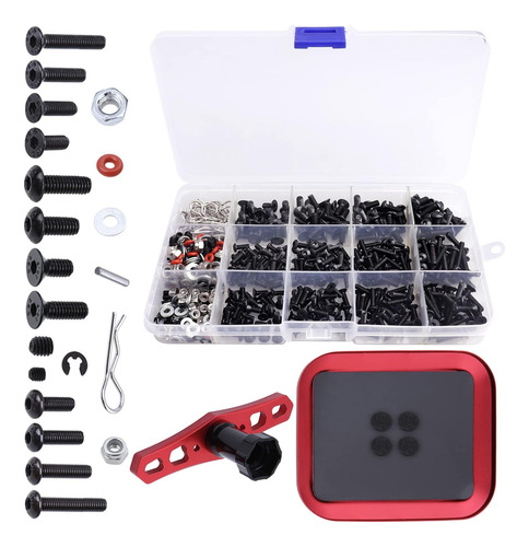 524pcs Kit De Tornillo Rc Kit De Reparación Rc Kit M3 M4 Tor