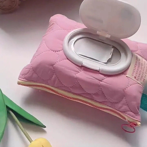 Bolsa Portátil De Algodón Para Toallitas Húmedas Para Bebés,