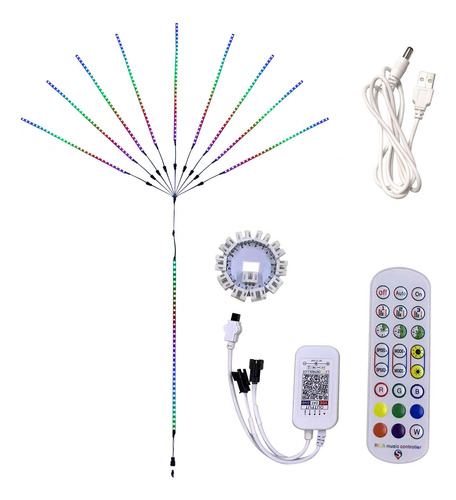 Lámpara Led Controlada Por Voz Con Tambor De Luz Controlado