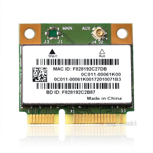 Tarjeta Wifi Bcm943142hm 802.11bgn Mini Pci-e 2.4g Bt 4.0 (Usado)