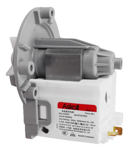 Eletrobomba Bomba Drenagem LG Wf-t1022tp Wt-h8006 T1407tpx