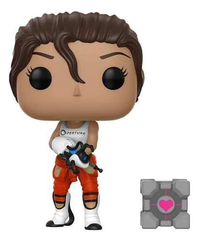 Funko Pop! Games: Portal 2 Chell With Portal Gun Figure #243