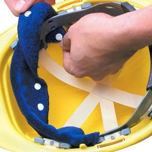 Cinta Antisudor Reutilizable Para Casco A, 4 Unidades