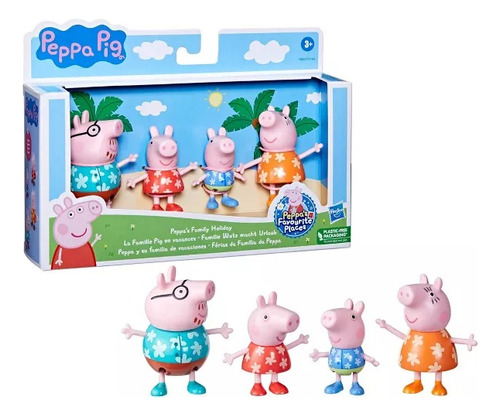 Set Figuras De Peppa Pig Y Su Familia