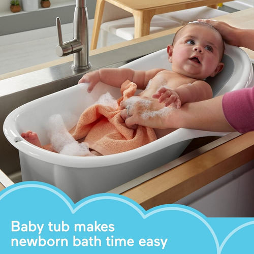 Fisher-price Hdb52 Bañera Con Soporte Simple Para Bebé,