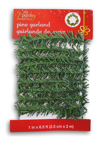 Guirnalda Artificial Alambre Pino Verde Navidad 1  X 6.5 Pie