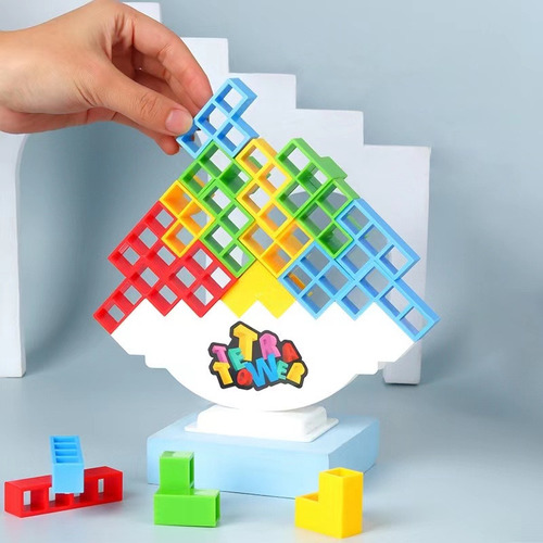 Juego De Equilibrio Educativo Tetris Tower Tetra Tower 48 Pi