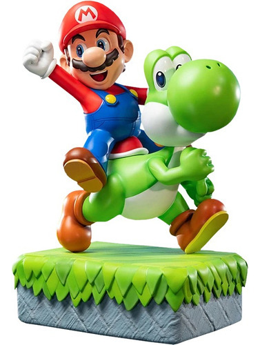 Mario And Yoshi Statue First 4 Figures