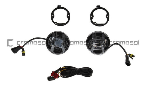 Faro Auxiliar Sandero Stepway 14/18 Set Led Lupa Luz Diurna