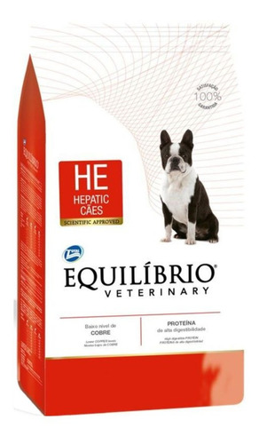 Ração Equilíbrio Veterinary Hepatic Para Cães Adultos 7,5kg