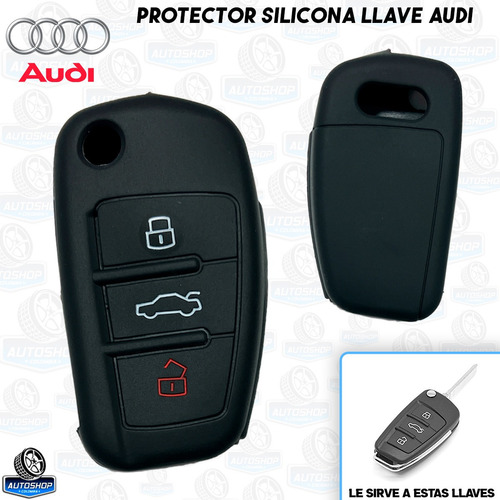 Forro Protector Silicona Llave Audi