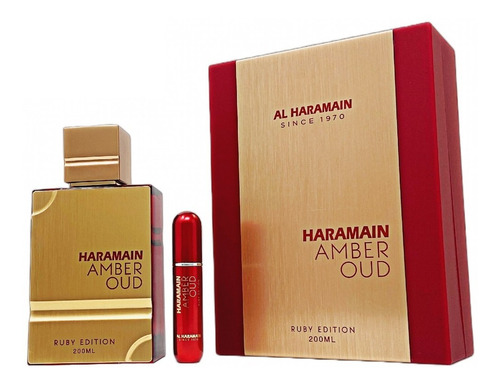 Al Haramain Amber Oud Ruby Ed. Eau De Parfum 200 Ml Con Mini