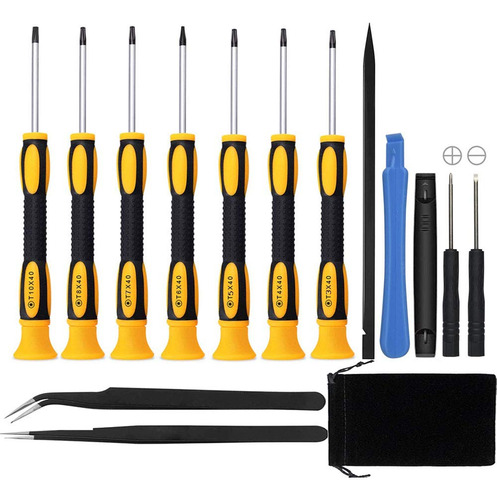 15 In 1 Torx Screwdriver Set Con T3 T4 T5 T8 T10 Torx De Seg