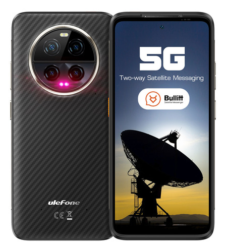 Celular Ulefone Armor 23 Ultra 5g Smartphone Robusto Desbloqueado Doble Sim Mensaje Satelital 12gb+512gb 6.78 Pulgadas Fhd+ 50mp+50mp Cámara Andriod13