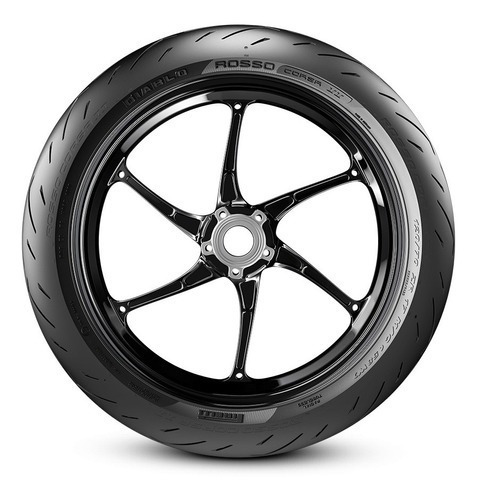 Pneu traseiro para moto Pirelli Diablo Rosso Corsa II sem câmara de 200/55 ZR17 W 78 x 1 unidade