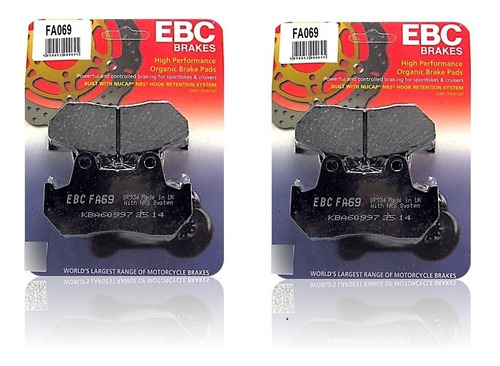 Pastillas De Freno Del Ebc Gl 1100 A Goldwing Aspencade