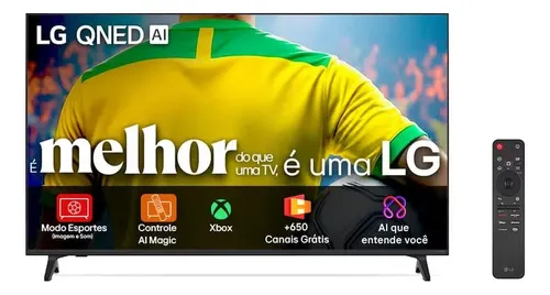 Combo TV LG 86 QNED73SA + Caixa de Som XBOOM Stage301