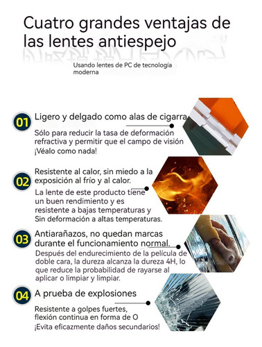 \ Auto Sol Visera Interior Anti-reflejo Espejo De Doble Uso