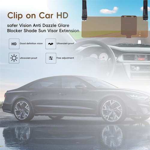 Sombra Antideslumbrante Antideslumbrante Clip On Car Hd Visi