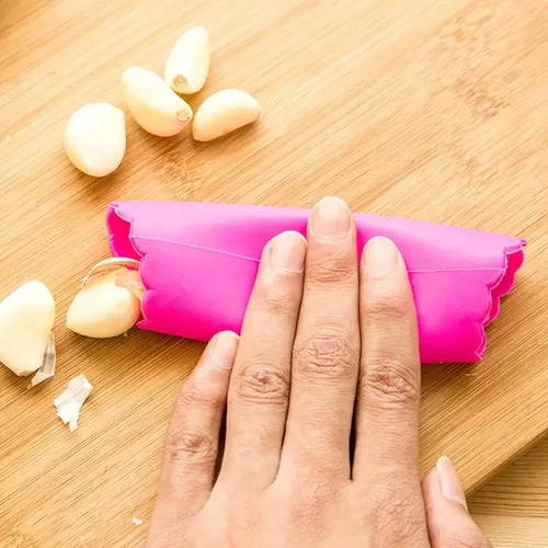 Pelador De Ajos Manual De Silicona Para Cocina